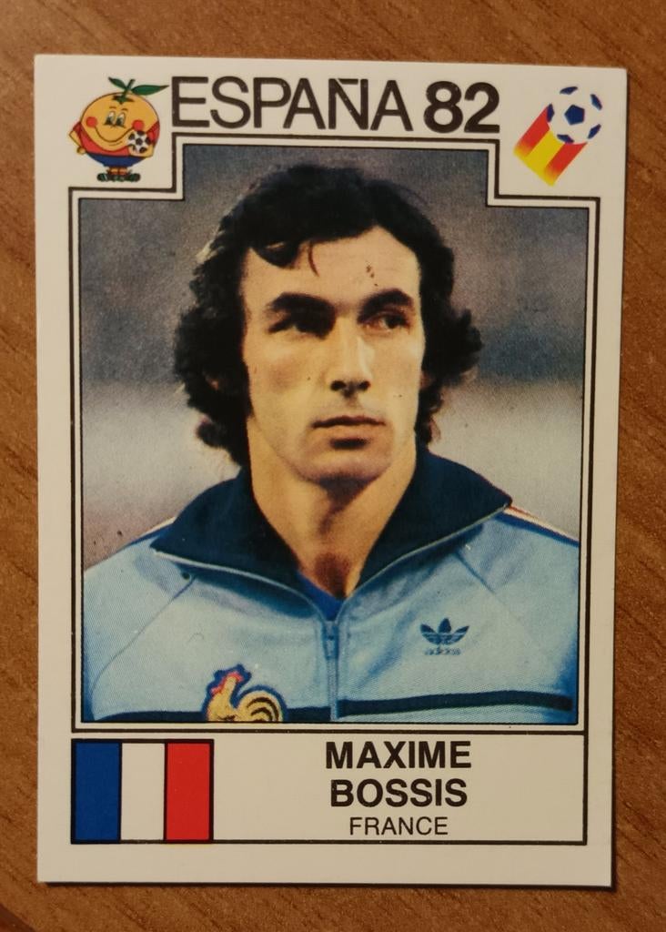 PANINI ESPANA 82 # 281 MAXIME BOSSIS, Collections, Enlèvement ou Envoi, Neuf