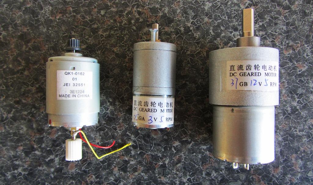 DC motortjes, Ophalen