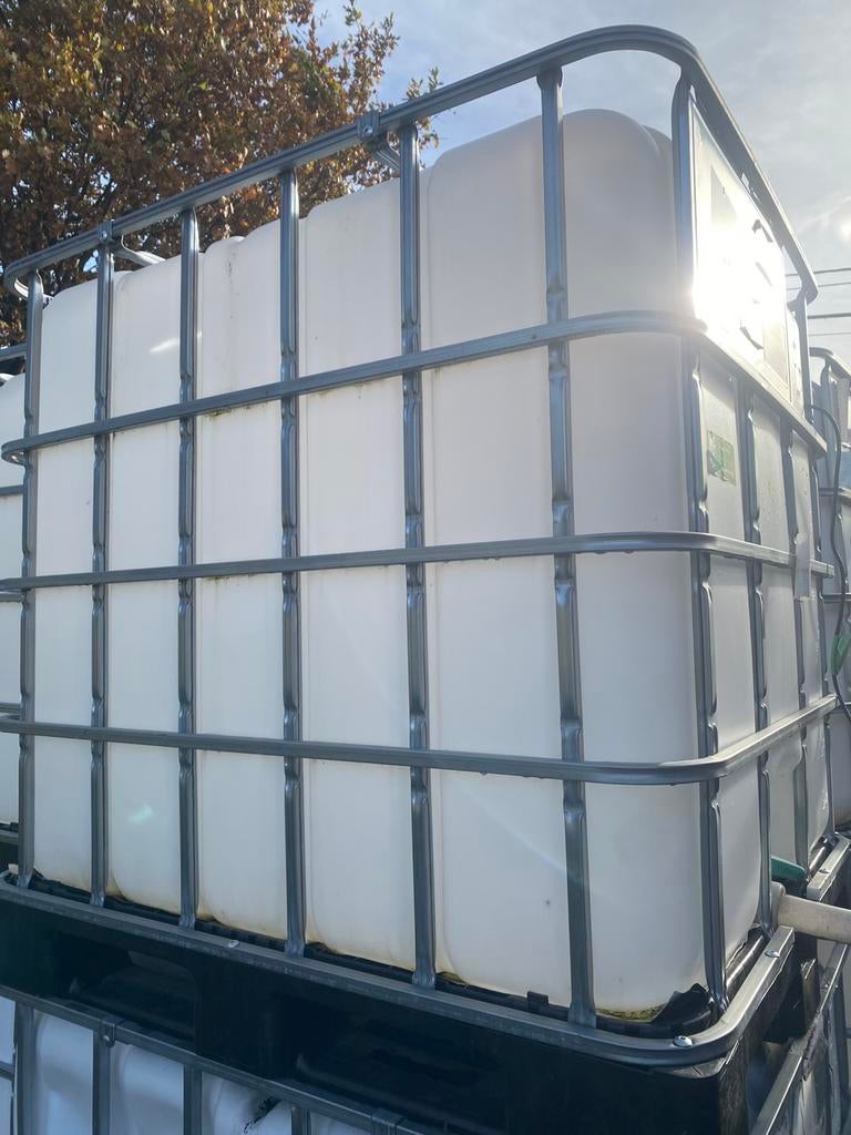 Cubi 1000l alimentaire 50€, Jardin & Terrasse, Enlèvement ou Envoi, Comme neuf