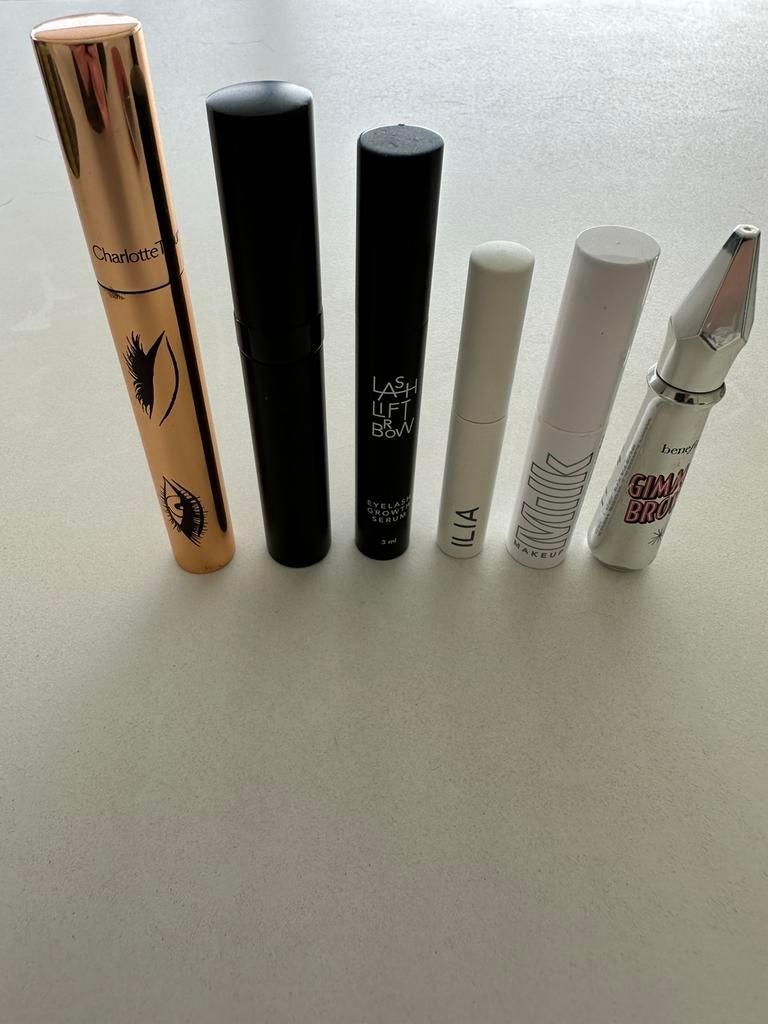 Pakket 6 stuks wimper + wenkbrauw producten, Ophalen of Verzenden, Zo goed als nieuw, Ogen, Make-up