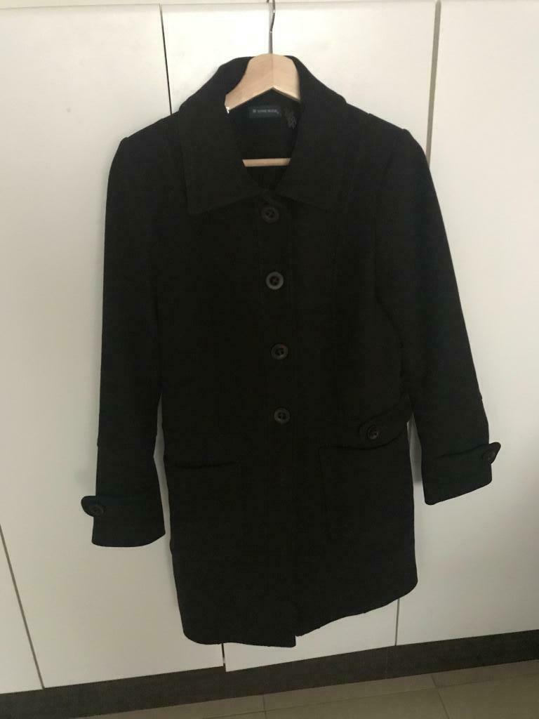 Prachtige winterjas Terre Bleue maat 38, Maat 38/40 (M), Bruin, Terre Bleue, Ophalen of Verzenden