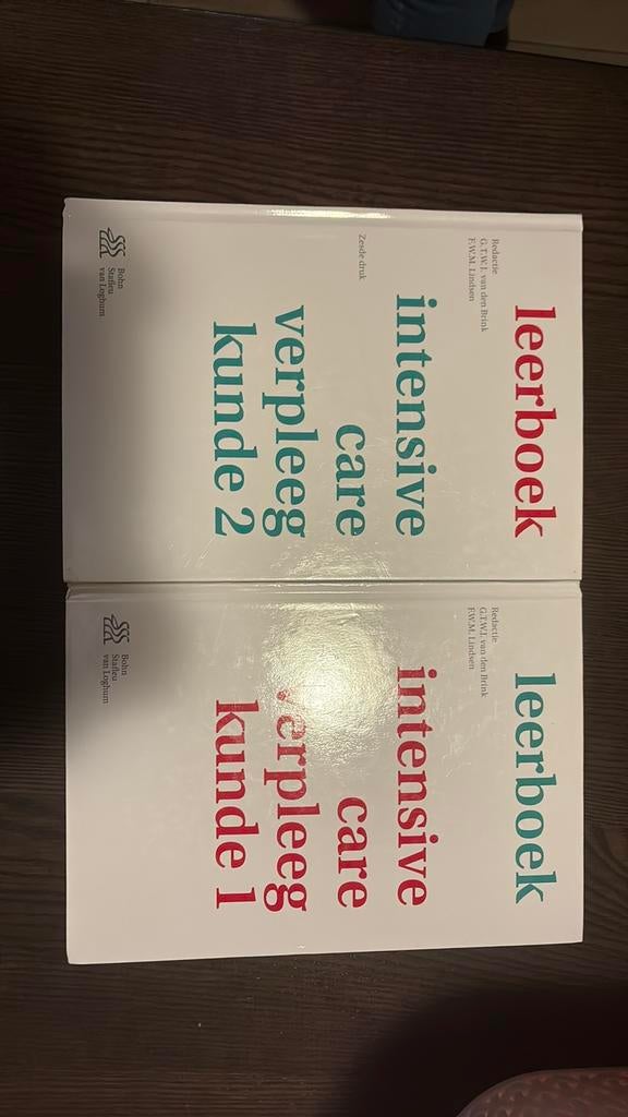 Boeken intensive care verpleging, Ophalen of Verzenden