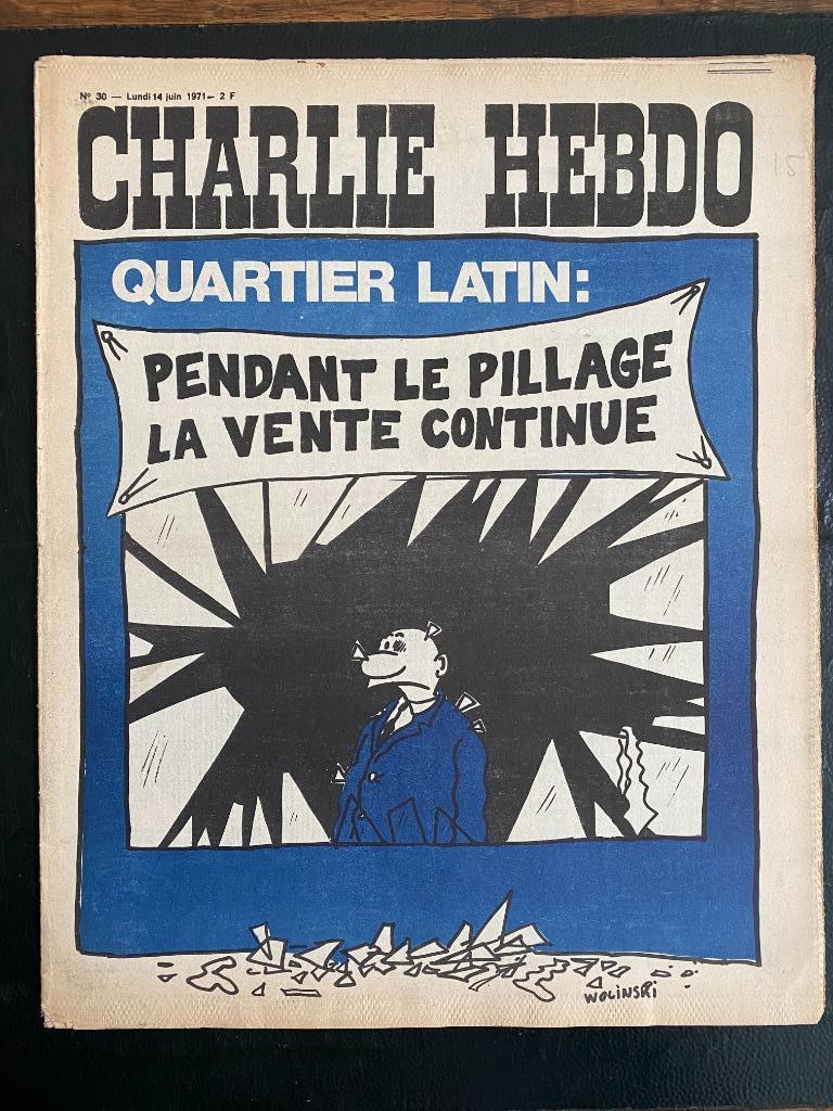 Charlie Hebdo 30  de « 1971 », Collections, Envoi, 1960 à 1980, Journal ou Magazine