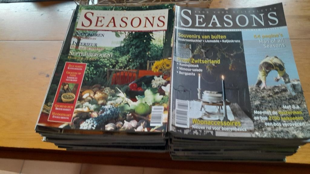 Seasons, Boeken, Ophalen