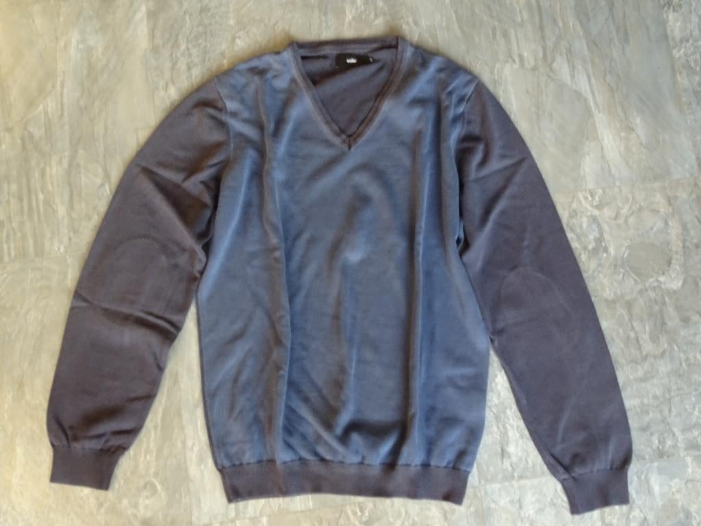 mannen trui met v hals, Ophalen, Maat 52/54 (L), Celio, Blauw