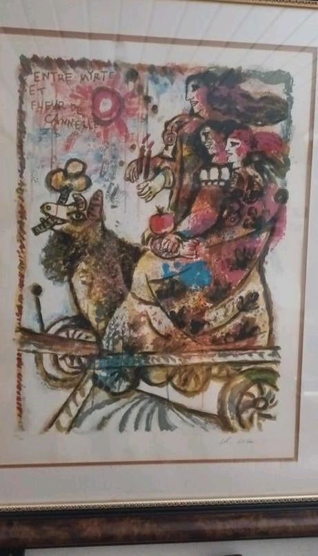 lithographie de Theo Tobiasse, Antiquités & Art, Enlèvement