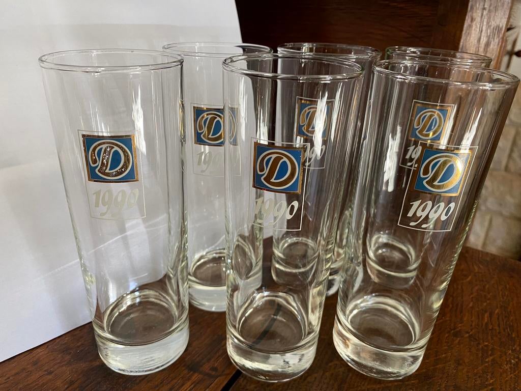 Oude glazen de brouwers van de Dijle 1990, Zo goed als nieuw