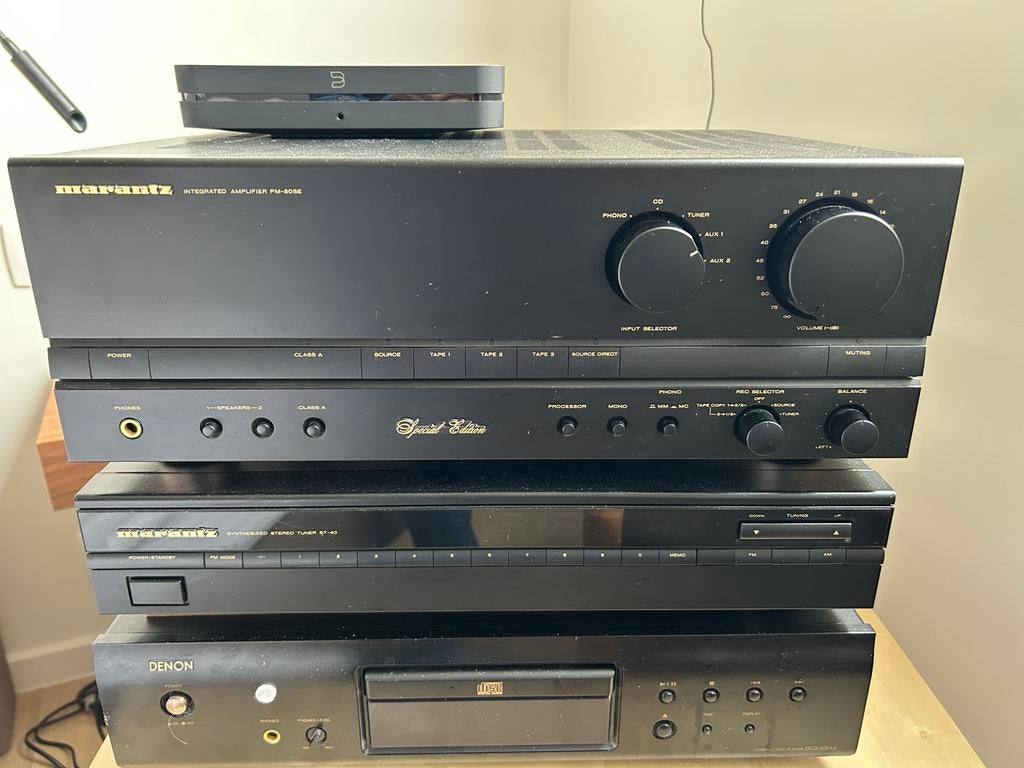 Hi-Fi classe A Marantz pm80-se, BNS Soundcolumn3, streamer, Enlèvement, Reconditionné