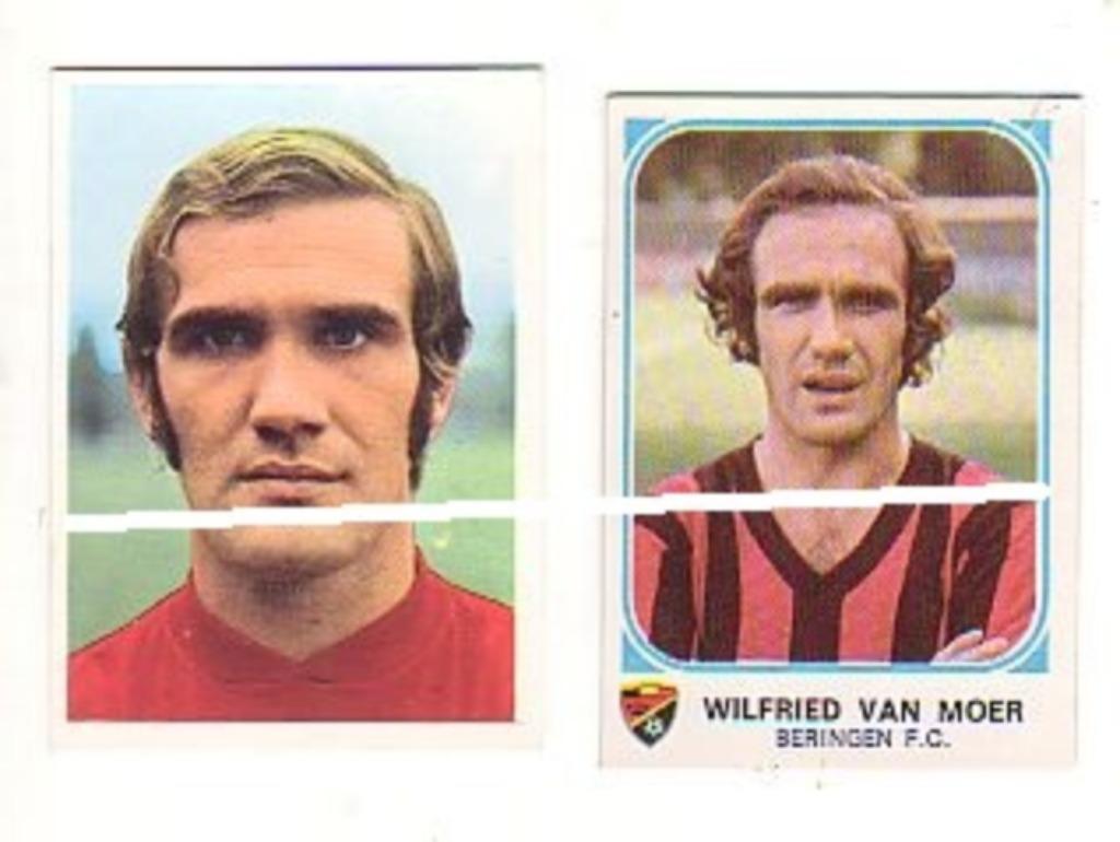Vanderhout 73 - 74/Panini 77/ 2 photos de Wilfried Van Moer, Envoi, Comme neuf, Affiche, Image ou Autocollant