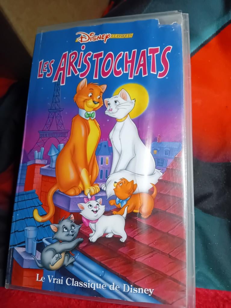 Cassette VHS Originale "Les Aristochats", Tous les âges, Enlèvement ou Envoi, Utilisé, Autres genres