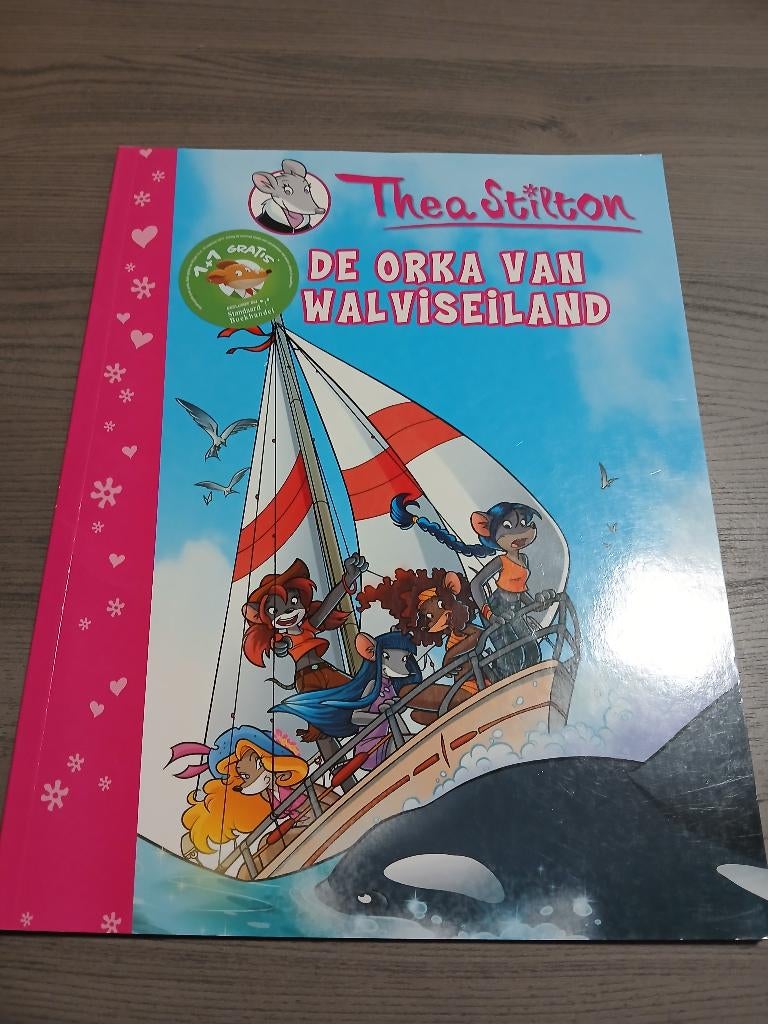 Thea Stilton - De orka van Walviseiland, Thea Stilton, Fictie algemeen, Ophalen of Verzenden, Zo goed als nieuw