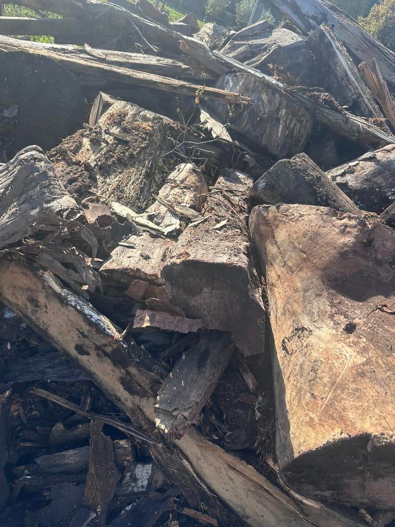 Brandhout (resten), Jardin & Terrasse, Bois de chauffage, Enlèvement ou Envoi