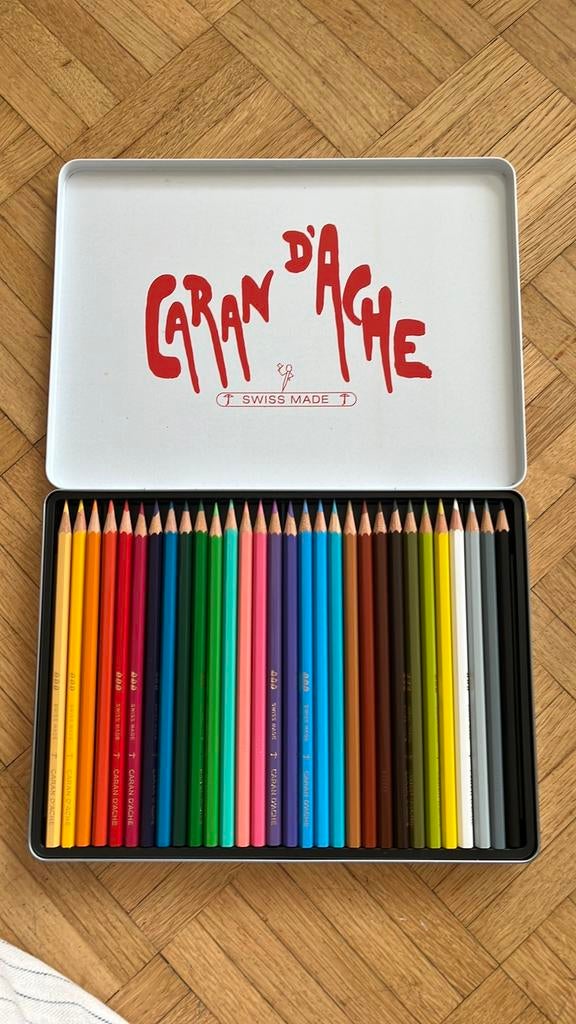 Kleurpotloden nieuw Caran d’ache, Ophalen