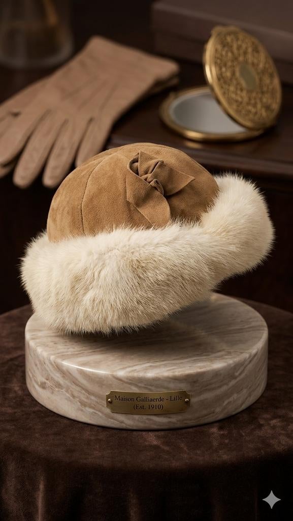 Toque vintage en fourrure & daim _ Maison galliaerde lille, Vêtements | Femmes, Enlèvement