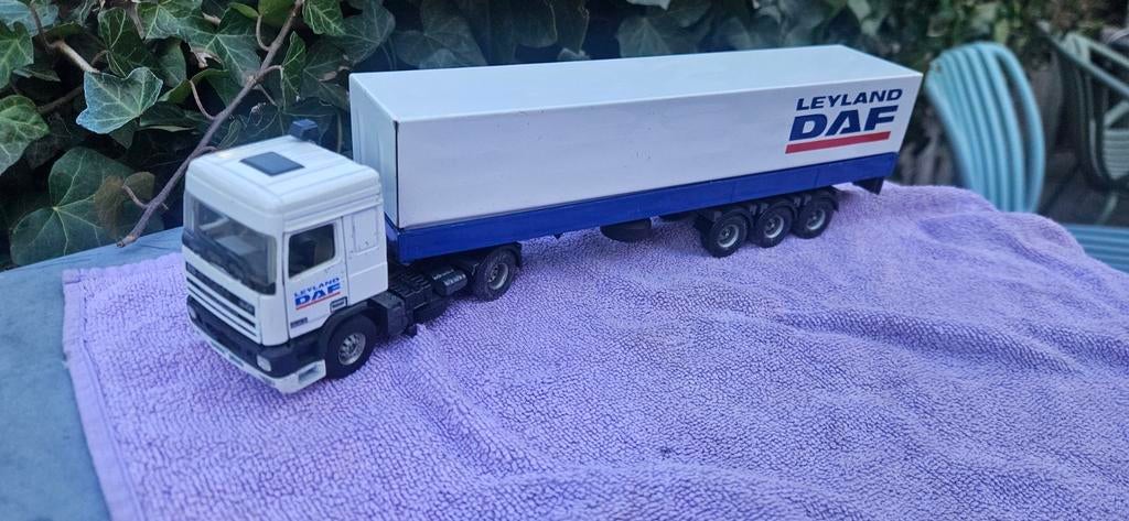 Tekno daf  / Leyland 1/50, Hobby en Vrije tijd, Modelauto's | 1:50, Ophalen of Verzenden, Tekno