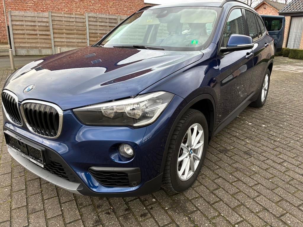 BMW X1 20i ,  Automaat, Auto's, BMW, 4 cilinders, Blauw, Leder, 5 zetels