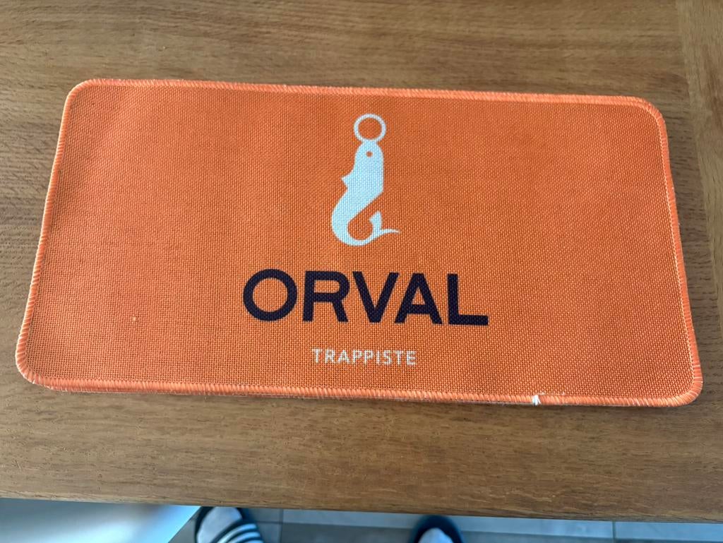 ORVAL toonbankmat, Verzamelen, Biermerken, Ophalen of Verzenden, Zo goed als nieuw