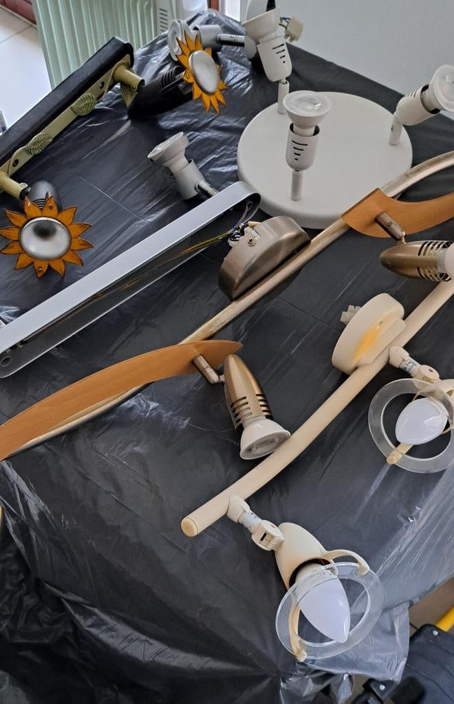 06 plafonniers halogènes, Huis en Inrichting, Lampen | Spots, Halogeen