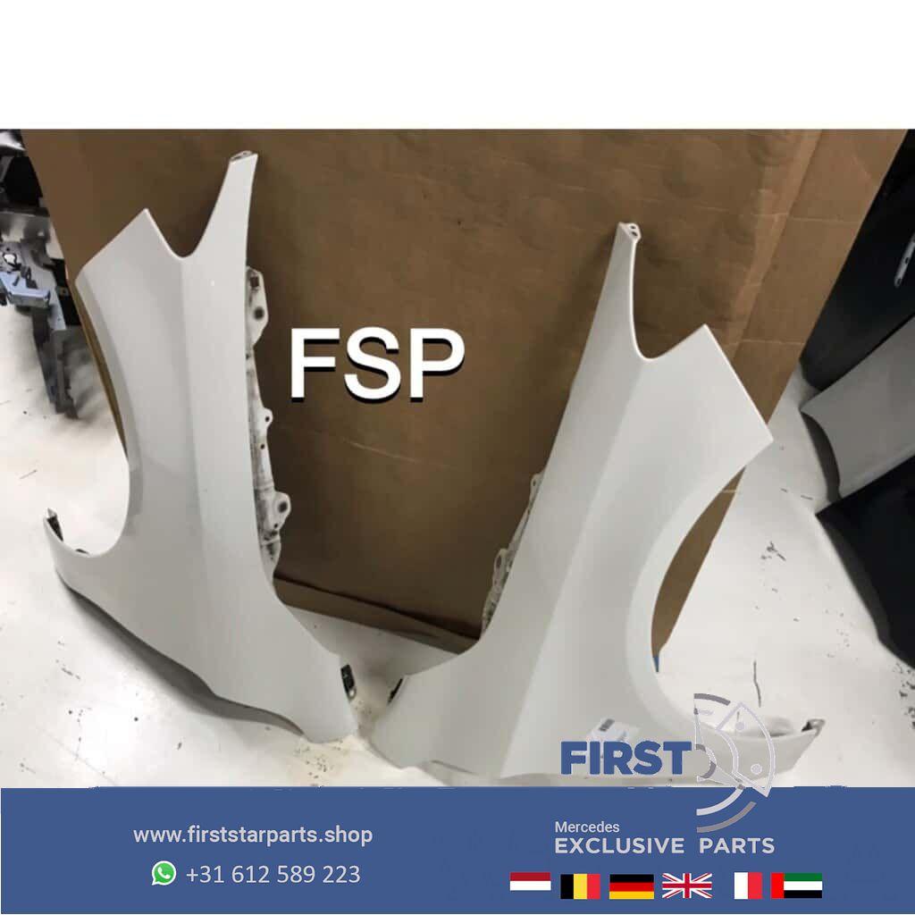 W117 X117 zijscherm Mercedes CLA scherm links rechts Wit ori, Garde-boue, Droite, Utilisé, -