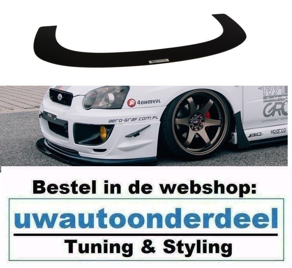 Maxton Spoiler Lip Splitter Voor Subaru Impreza MK2 WRX, Verzenden