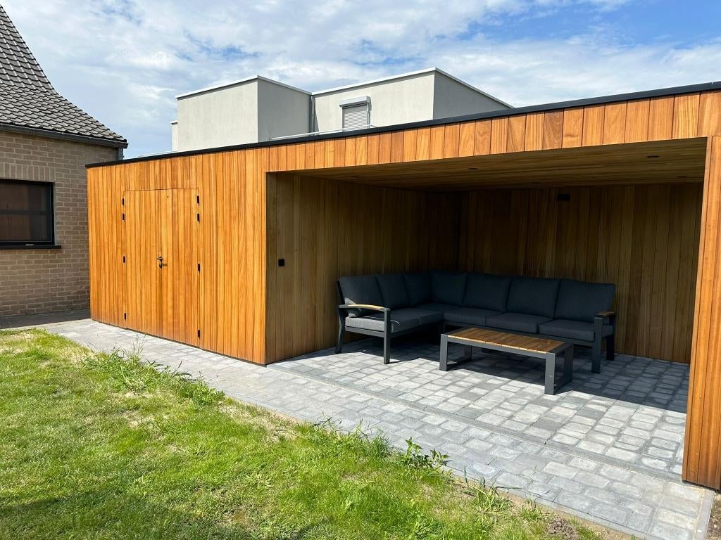 NIEUW Modern houten blokhut Tuinhuis Veda, Verzenden, Nieuw