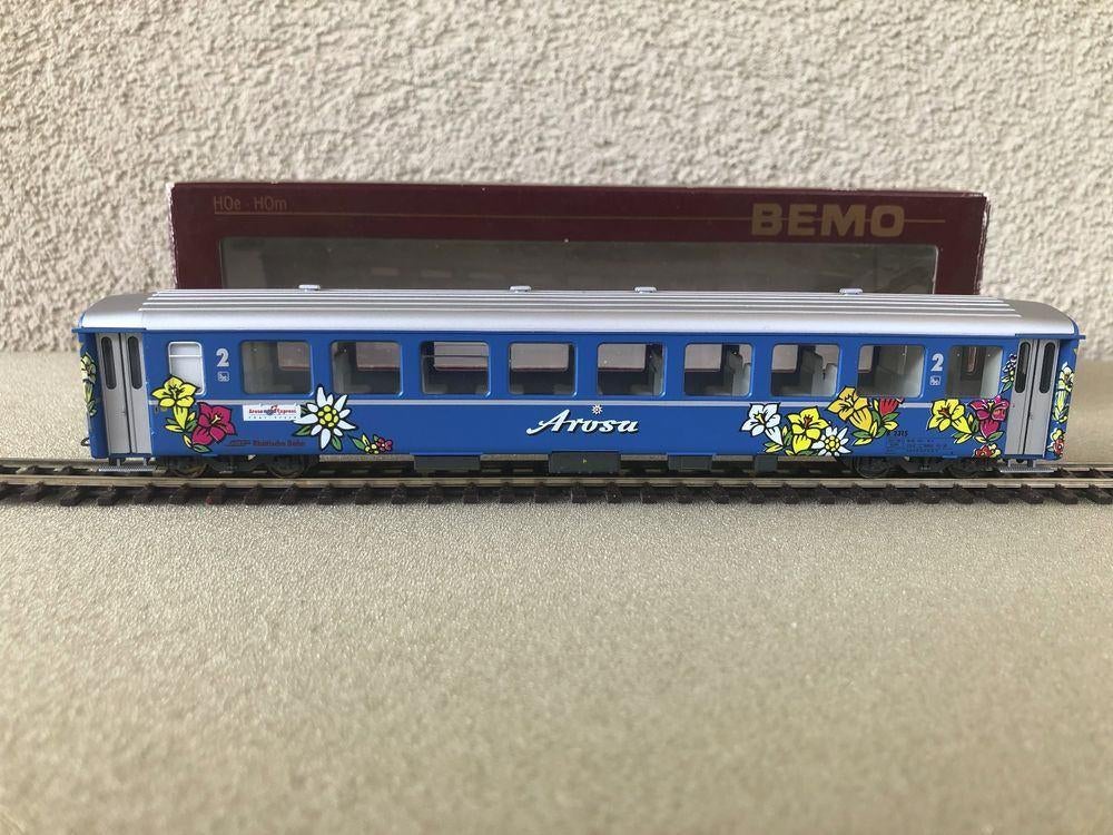 Bemo H0m Rhb 2-klasse Arosa Express-auto, Ophalen of Verzenden, Nieuw, Gelijkstroom of Wisselstroom, Wagon