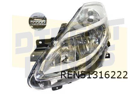 Renault Clio III (2/09-1/11) koplamp Rechts Origineel! 26010, Autos : Pièces & Accessoires, Neuf, -, Renault, -