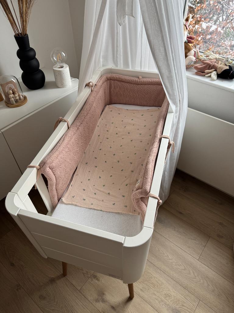 Troll Retro wieg wit 40x90, Ophalen, Gebruikt, Minder dan 140 cm, Matras