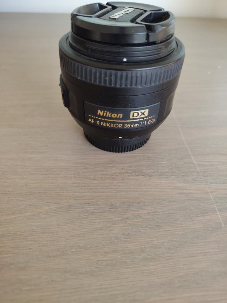 Nikon dx af-s nikkor 35mm 1:1.8g lens, Ophalen of Verzenden, Zo goed als nieuw