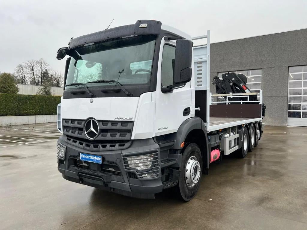 Mercedes-Benz Arocs 3240 HIAB X-HIDUO 258 E-7 - OPEN LAADBAK, Achat, Euro 6, Entreprise, Cruise Control