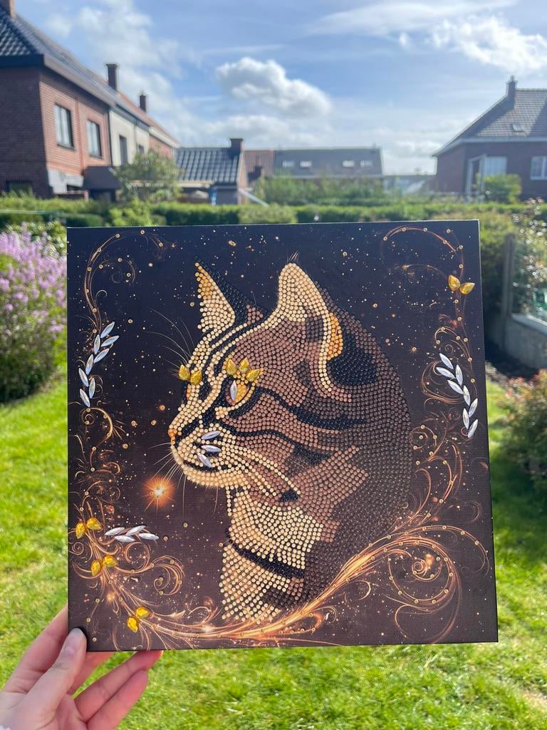 Peinture au diamant terminée (chat), Enlèvement ou Envoi