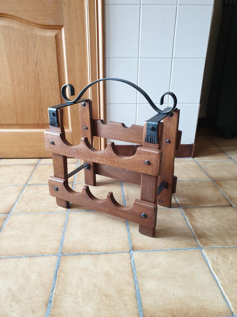Casier à vin rustique, Neuf, Moins de 50 cm, Enlèvement, 5 à 15 bouteilles