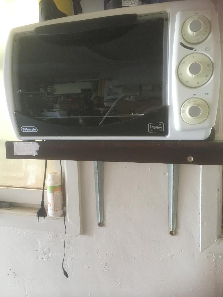 bak en grill oven met draaispit Delonghi, Electroménager, Four avec gril, 45 à 60 cm, Enlèvement, Utilisé