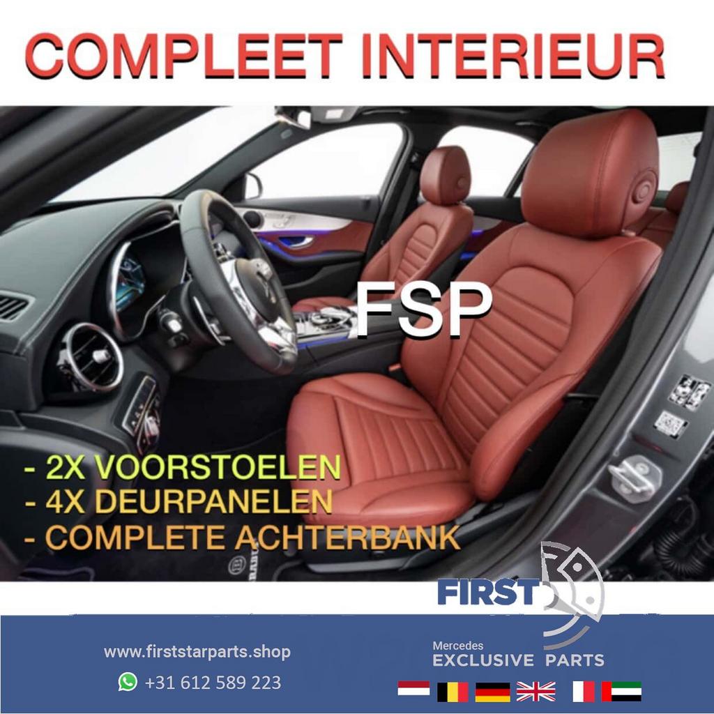 W205 INTERIEUR C43 C63 AMG STOELEN Mercedes C Klasse 2014-20, Auto-onderdelen, Gebruikt, -, Ophalen of Verzenden, -