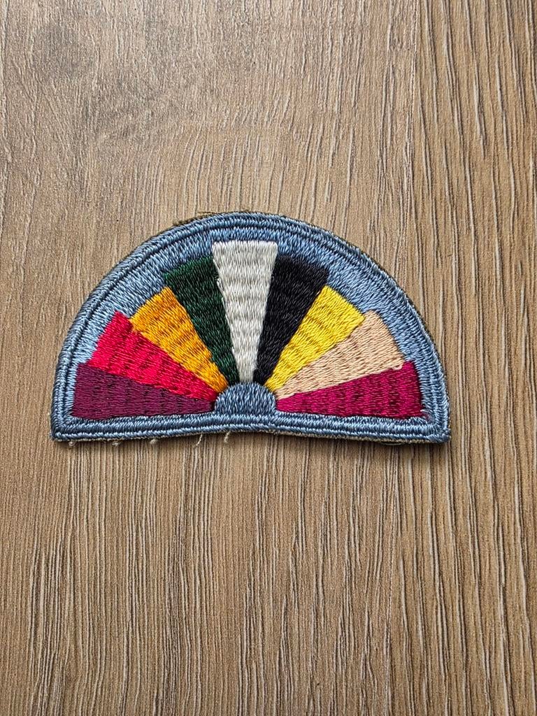 US WW2 Army Hostess / Librarian WAC patch whiteback, Ophalen of Verzenden