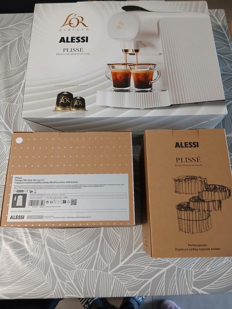 Machine a capsules l'or barista ALESSI, Enlèvement, Neuf