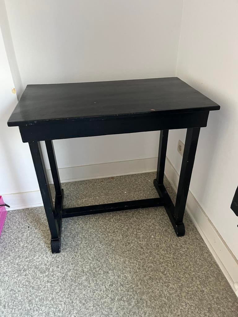 Table d’appoint ou bureau bois massif, Enlèvement, Utilisé, Autres essences de bois, Ancien