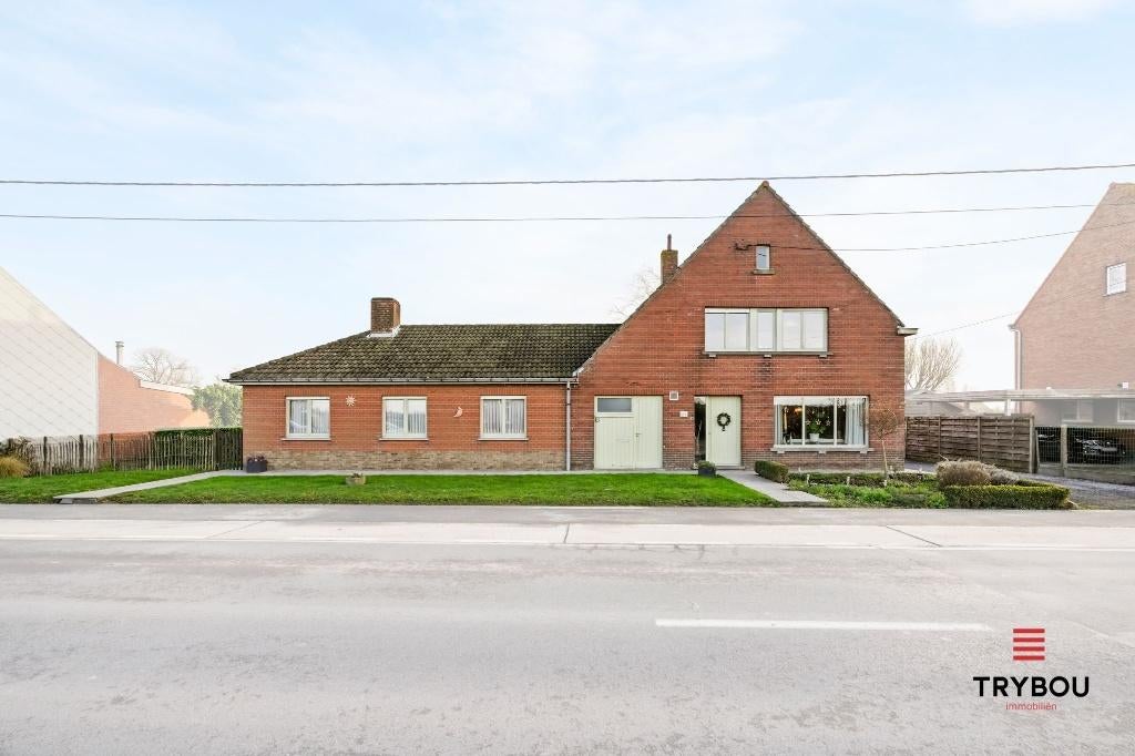 Ruime Kangoeroewoning met prachtig tuinuitzicht!, Immo, Huizen en Appartementen te koop, 5 kamers, Provincie West-Vlaanderen, Kortemark