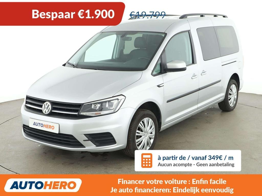 Volkswagen Caddy 2.0 TDI Maxi Trendline BlueMotion, Auto's, Gebruikt, Leder, 5 deurs, 150 pk