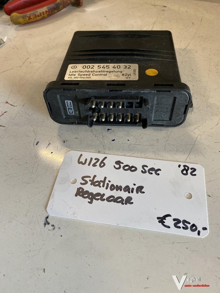 Mercedes W126 500 SEC 1982 Stationair regelaar, Gebruikt, -, -, Ophalen of Verzenden