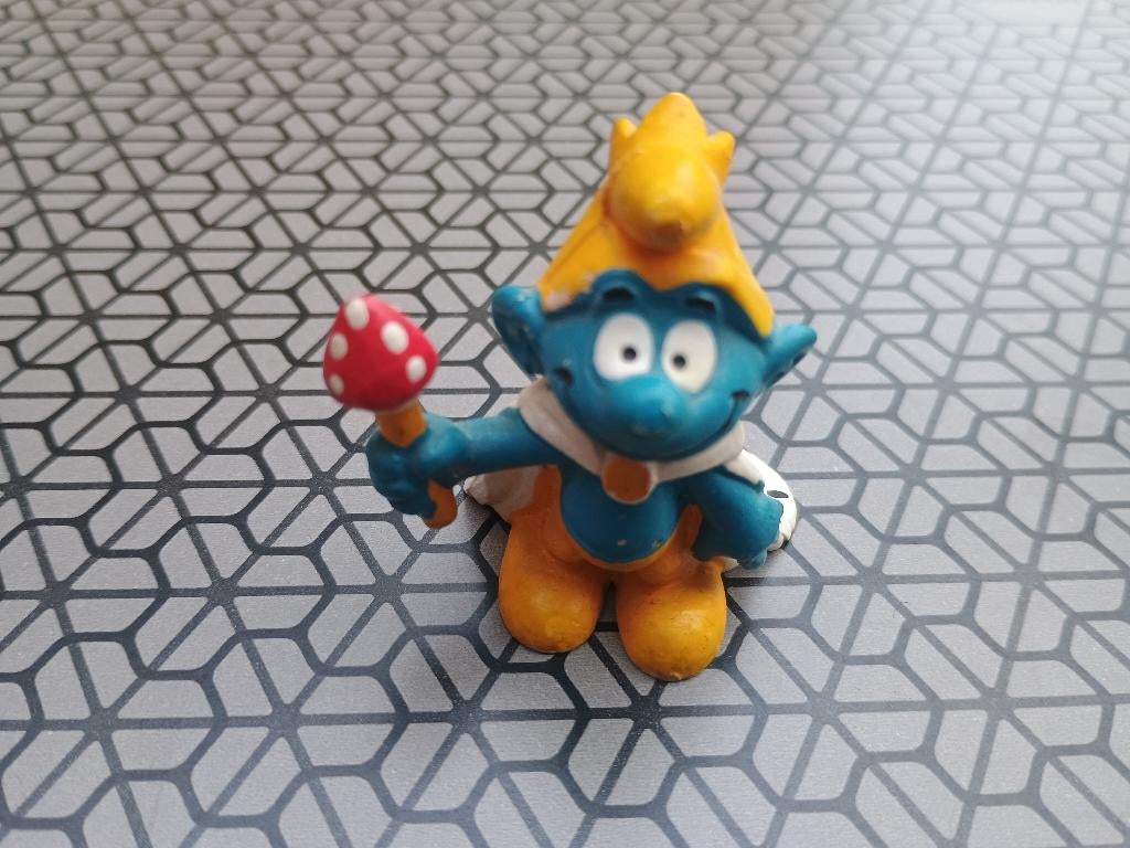 Koning Smurf 2.0074, Ophalen of Verzenden, Gebruikt, Overige Smurfen, Poppetje, Figuurtje of Knuffel