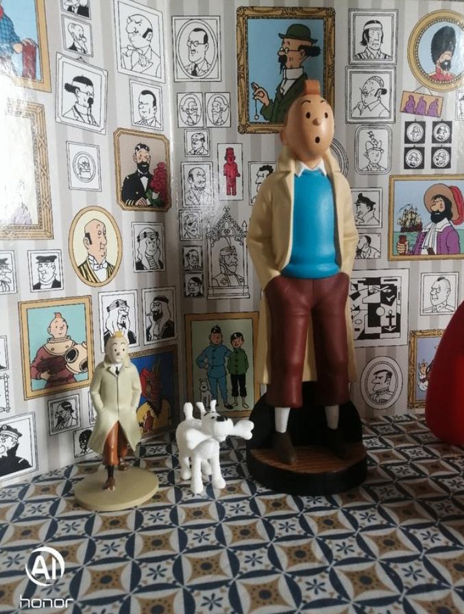 Figurine Tintin Hergé Moulinsart 30cm. peinte à la main, Collections, Enlèvement ou Envoi, Neuf, Autres types