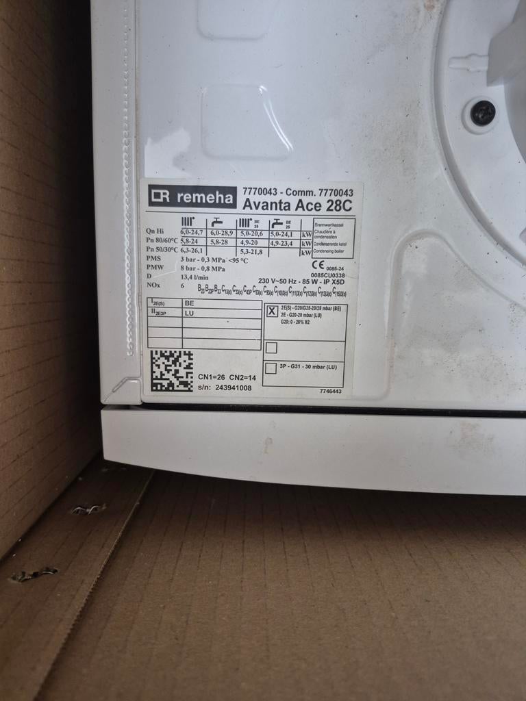 Remeha ace 28c, Bricolage & Construction, Enlèvement