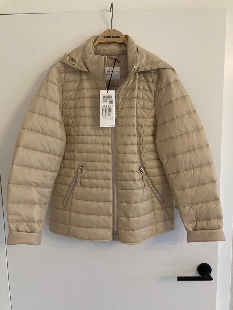 Veste rembourrée mi-saison Gerry Weber taille 38 neuve, Enlèvement ou Envoi, Neuf, Taille 38/40 (M), Beige