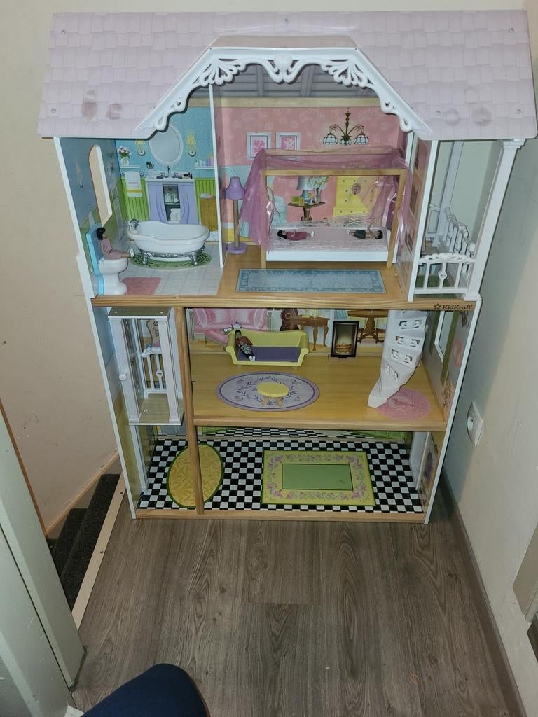 Poppenhuis kidkraft met accessoires, Enlèvement, Maison de poupées