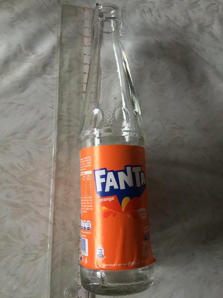 Flacon fanta vide 300 ml, Collections, Enlèvement ou Envoi