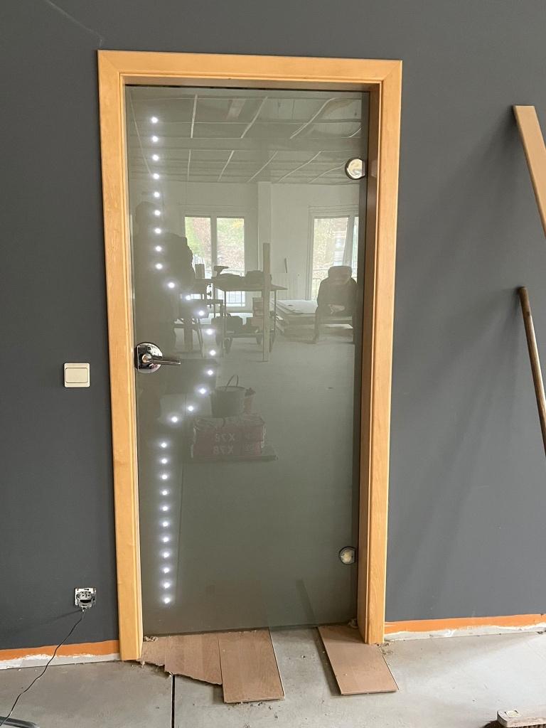 Porte intérieure vitrée, Doe-het-zelf en Bouw, Deuren en Vliegenramen, Zo goed als nieuw, Binnendeur, Minder dan 200 cm, 80 tot 100 cm