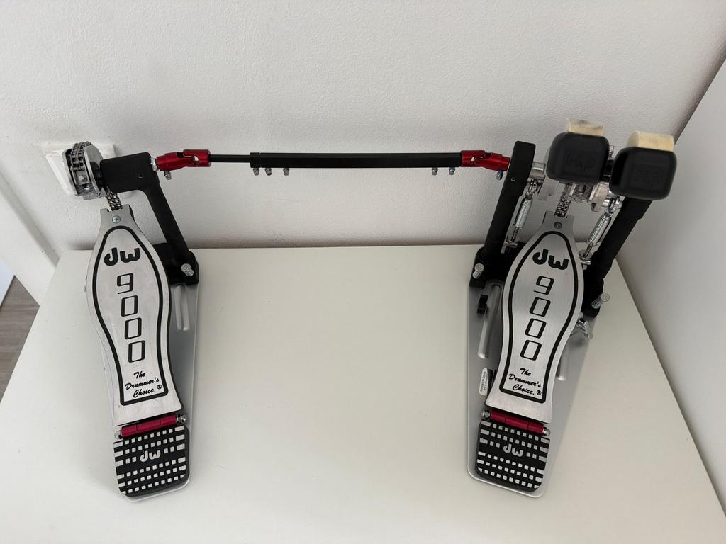 DW 9000 Double Bass Drum Pedal DWCP9002, Muziek en Instrumenten, Accordeons, Zo goed als nieuw, Met koffer, Ophalen of Verzenden