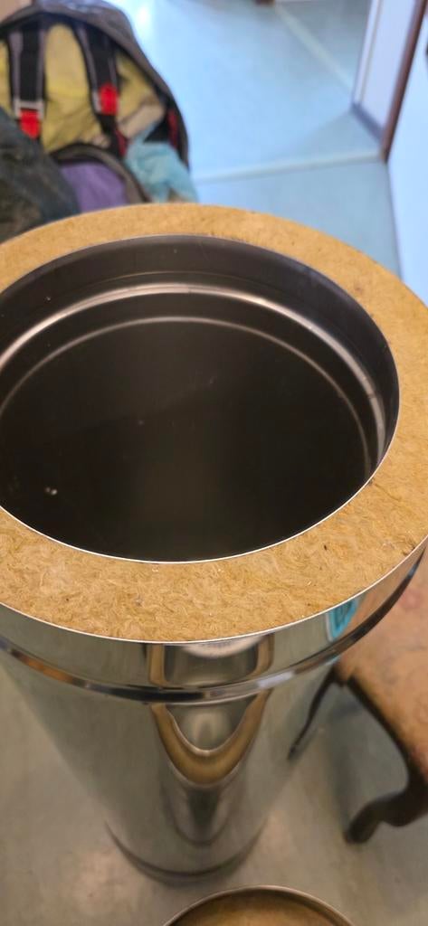 Inox rookafvoer geïsoleerde buizen, Huis en Inrichting, Ophalen, Nieuw