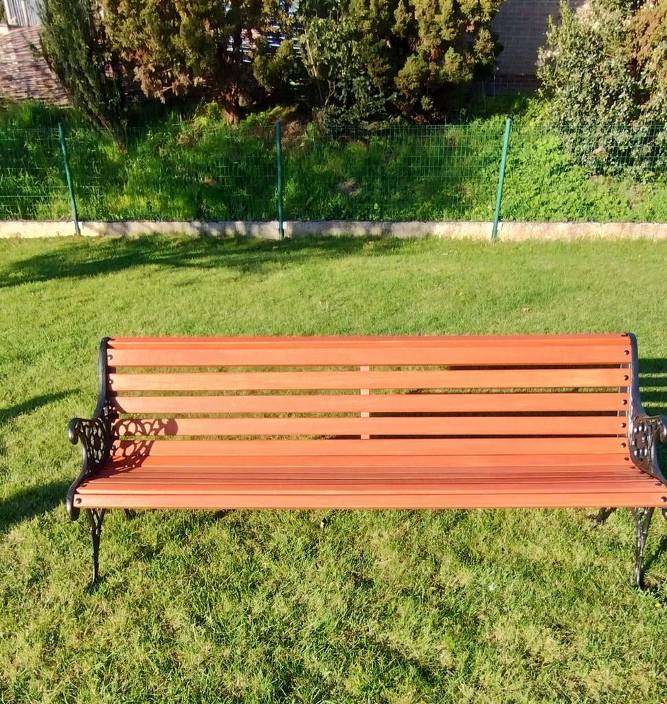 Eiken tuinbank., Tuin en Terras, Tuinbanken, Ophalen, Zo goed als nieuw, Hout